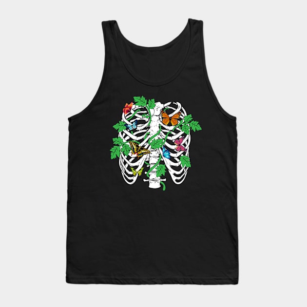 This too shall pass Butterfly RibCage Tank Top by Andreeastore  